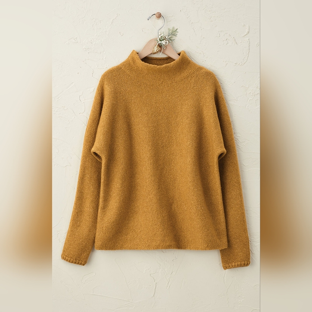 Coldwater Creek- Dolman Sleeve Mockneck Sweater, Sz. XL
